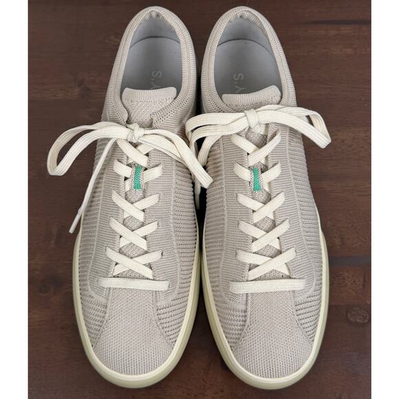 Rothy’s The Lace Up Washable Mesh Sneaker Beige Women’s 10 Casual Comfort - Picture 7 of 12